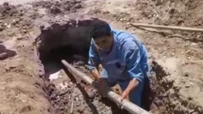 تركيب 582 وصلة مياه شرب للأسر الأولى بالرعاية في المنوفية