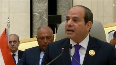 السيسي خلال قمة جدة: نعاني من تحديات سياسية وأمنية جسيمة تهدد مستقبل شعوبنا