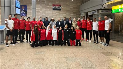 استقبال رسمي لمنتخب التايكوندو بعد الفوز بـ 13 ميدالية ببطولة إفريقيا