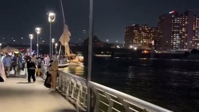 ممشى أهل مصر يشهد إقبالًا كبيرًا من المواطنين للاستمتاع بنهر النيل | بث مباشر 