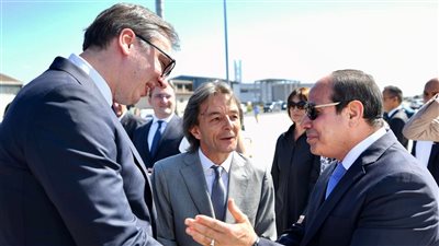 بدء جلسة المباحثات الثنائية بين السيسي ونظيره الصربي في العاصمة بلجراد