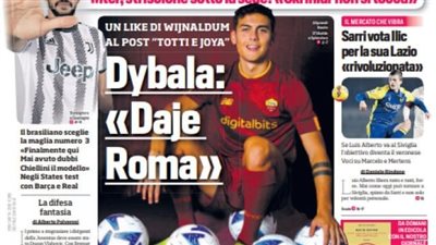 تعاقد روما مع ديبالا وانطلاقة ليفاندوفسكي.. جولة في الصحف العالمية اليوم
