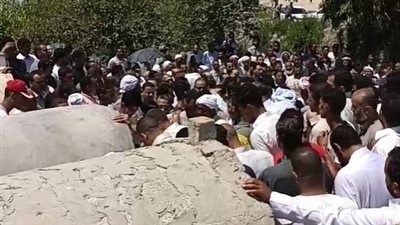 جنازة مهيبة لأخصائي تحاليل بالبحيرة تنبأ بوفاته قبل ساعات | بث مباشر 