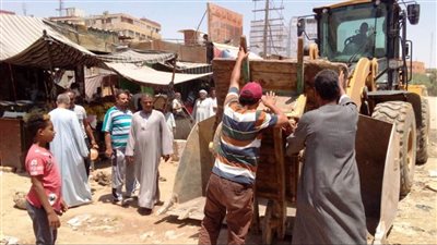 تنفيذ 40 قرار إزالة فورية لإشغالات في حي شرق أسوان