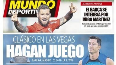 كلاسيكو لاس فيجاس وصفقة مانشستر يونايتد.. جولة في الصحف العالمية اليوم