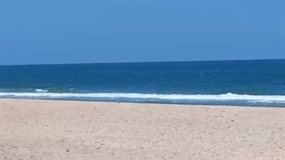 رغم ارتفاع درجات الحرارة.. إقبال ضعيف من المصطافين على شواطئ العريش | بث مباشر