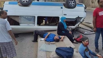 ننشر أسماء مصابي حادث تصادم بين سيارتي ميكروباص بطريق “سفاجا – قنا”