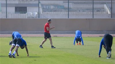 تدريبات استشفائية للاعبي الأهلي المشاركين في مباراة الاتحاد السكندري