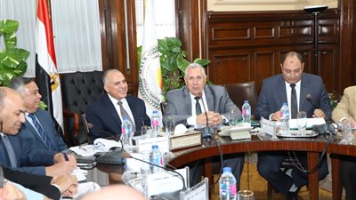 وزيرا الزراعة والري يبحثان آلية التعامل مع المحاصيل الشرهة لاستهلاك المياه