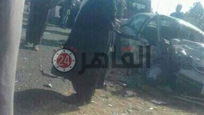 ننشر أسماء المصابين والمتوفين في حادث طريق مطار سوهاج الدولي