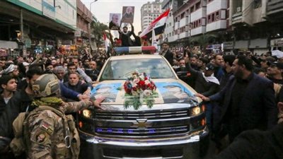 سيارة نقل جثمان قاسم سليماني تثير جدلا واسعًا بمواقع التواصل الاجتماعي (صورة)