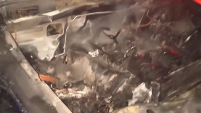 إنقاذ محطة وقود من الاشتعال بالطريق الصحراوي بالبحيرة