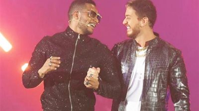 محمد رمضان يشيد بحفلته مع سعد لمجرد بدبي (صور)