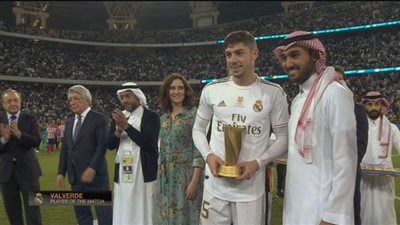 فيدي فالفيردي أفضل لاعب في نهائي كأس السوبر الإسباني (فيديو)