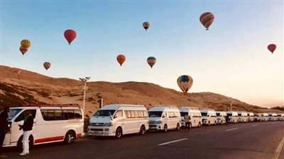 إقلاع 20 رحلة بالون طائر بسماء الأقصر على متنها 560 سائحًا 