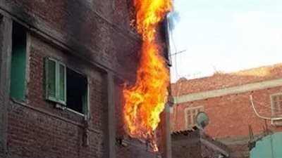 تفاصيل حريق هائل داخل منزل ومصرع شخص بالمنوفية