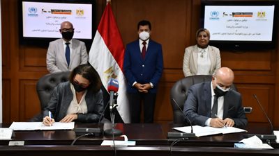 توقيع مذكرة تفاهم بين وزارة الرياضة وهيئة تير دي زوم الفرنسية لـ إنشاء 8 مراكز مجتمعية رقمية