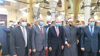 محافظ القليوبية يحتفل برأس السنة الهجرية بمسجد ناصر بمدينة بنها