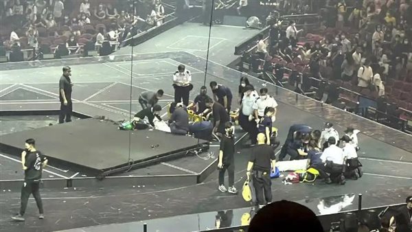 حادث صادم في حفل