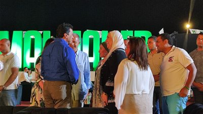 وزيرا الرياضة والتضامن الاجتماعي يحضران حفل آمال ماهر في العلمين الجديدة