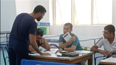 كلية التربية الرياضية بجامعة العريش تواصل استقبال الطلاب لأداء اختبارات القدرات