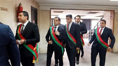 توافد أعضاء النيابة الإدارية الجدد لحلف اليمين أمام وزير العدل | صور