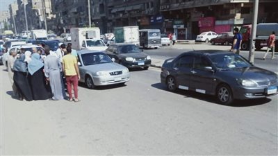 إصابة سيدة وطفلها بكسور في حادث تصادم بشبرا الخيمة 