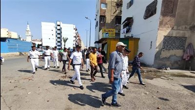 حملة مكبرة لرفع الاشغالات من شارع 23 ديسمبر ببورسعيد