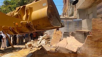 إزالة 37 حالة تعد بالبناء المخالف خلال حملات مكثفة بـ 3 مراكز في المنيا
