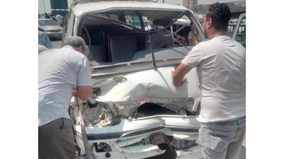 إصابة 4 أشخاص في حادث تصادم أعلى كوبري الساحل بالقاهرة