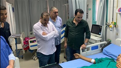 محافظ كفر الشيخ يوفد السكرتير العام للاطمئنان على مصابي حادث رافد الطريق الدولي 