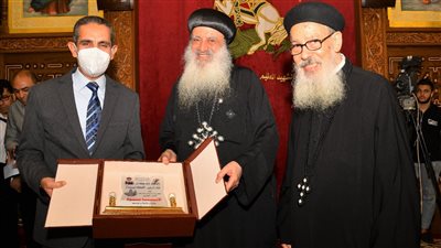 محافظ الغربية يفتتح كنيسة ماري جرجس بكفر الزيات | صور