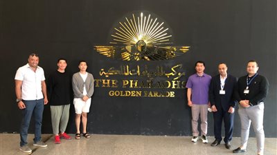 المتحف القومي للحضارة يستقبل فريق نسور السوداء الكوري Black Eagles