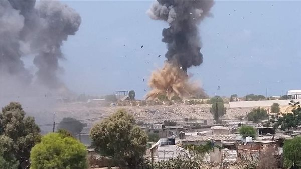 القصف الإسرائيلي