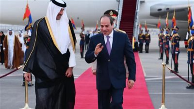 السيسي يتلقى اتصالا من أمير قطر لبحث تطورات عدد من القضايا الإقليمية