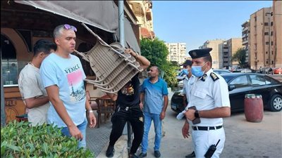 حملات لإزالة الإشغالات بمدينة بورفؤاد| صور 