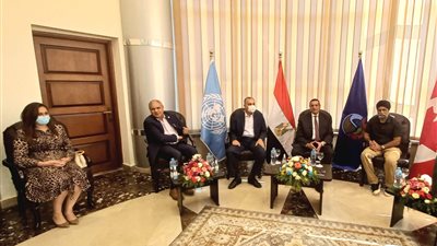 محافظ البحيرة يستقبل وزير التنمية الدولية والوزير المسئول عن الوكالة الكندية