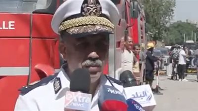 مدير أمن الجيزة يصل لمستشفى العجوزة ليطمئن على مصابي حريق كنيسة المنيرة