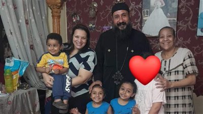 وفاة أم وأولادها التوائم الثلاثة خلال حريق كنيسة المنيرة| صور