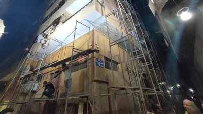 الهيئة الهندسية للقوات المسلحة تبدأ أعمال ترميم وإصلاح كنيسة المنيرة| صور 