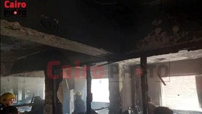 مصر تتشح بالسواد.. كيف نعى المصريون ضحايا حريق كنيسة المنيرة؟