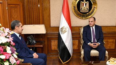 وزير التجارة والصناعة يستقبل محافظ الغربية ويستعرضان منظومة التنمية الصناعية بالمحافظة