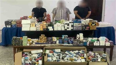 ضبط مليون قرص لأدوية ومنشطات بالجيزة