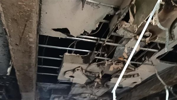 حريق بكنيسة الأنبا