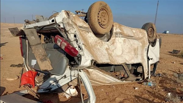 السيارة بعد الحادث