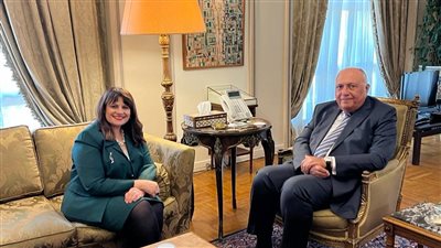 في أول لقاء رسمي.. شكري يستقبل وزيرة الهجرة لبحث التعاون في كافة الملفات المشتركة