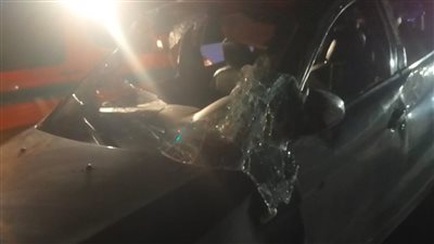 إصابة سيدتين وطفلة إثر انقلاب ملاكي بصحراوي بني سويف 