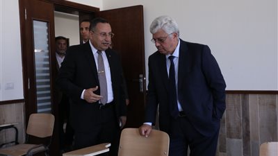 وزير التعليم العالي ورئيس جامعة الإسكندرية يتفقدان جامعة الإسكندرية الأهلية