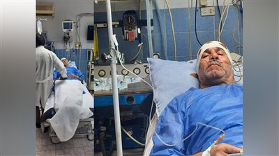 أبو العينين شحاتة  يتعرض لحادث سير ويخضع لفحوصات طبية