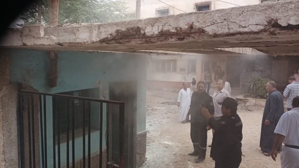 جانب من الحريق